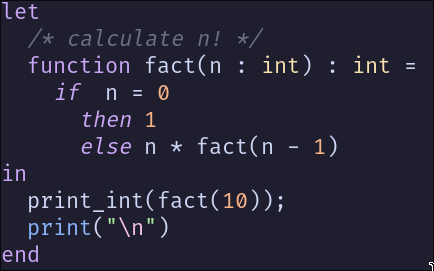 A picture of tiger code